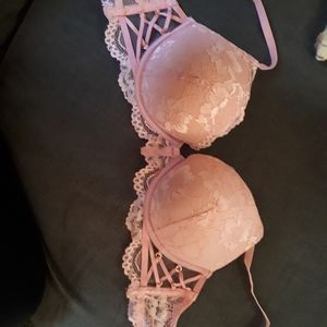 Pink bra